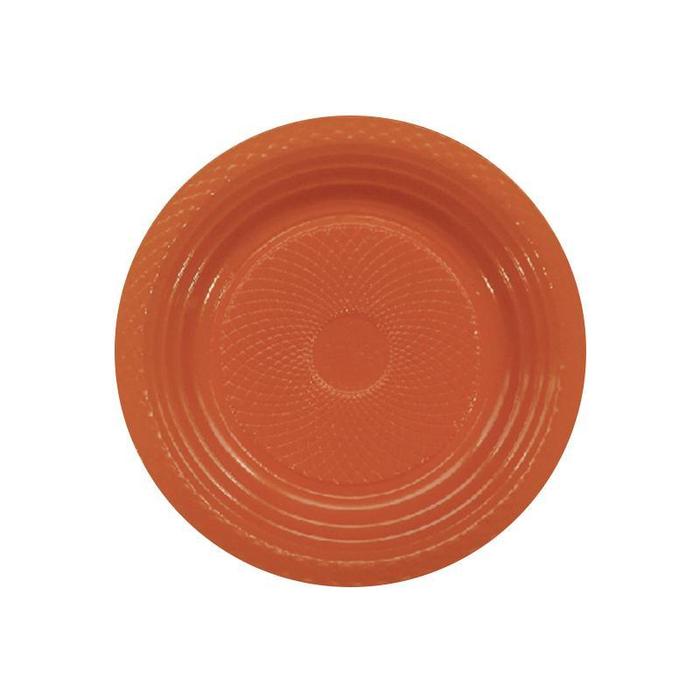 PRATO RASO DESCART. 15CM LARANJA – REF. 101149 PRATO RASO DESCART. 15CM LARANJA – REF. 101149