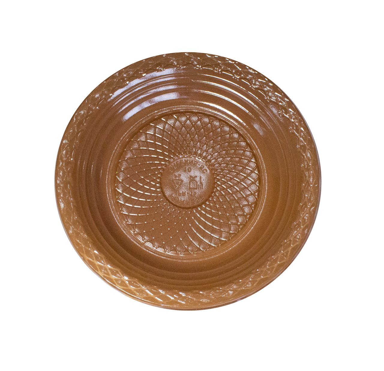 PRATO RASO DESCART. 15CM MARROM – REF. 101151 PRATO RASO DESCART. 15CM MARROM – REF. 101151