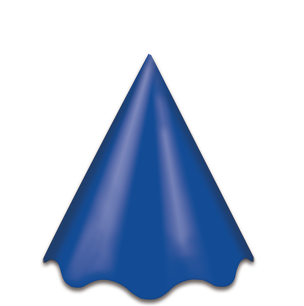 CHAPÉU CONE AZUL ROYAL - REF. 101043 CHAPÉU CONE AZUL ROYAL - REF. 101043